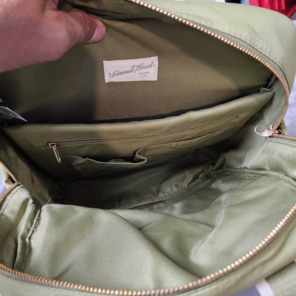 New Universal Thread Green Square Backpack - image 7